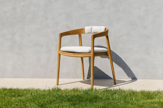 Bali tuinstoel in volledig nature teakhout