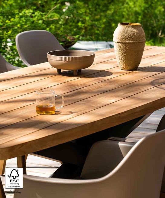 FSC approved legal teak wood