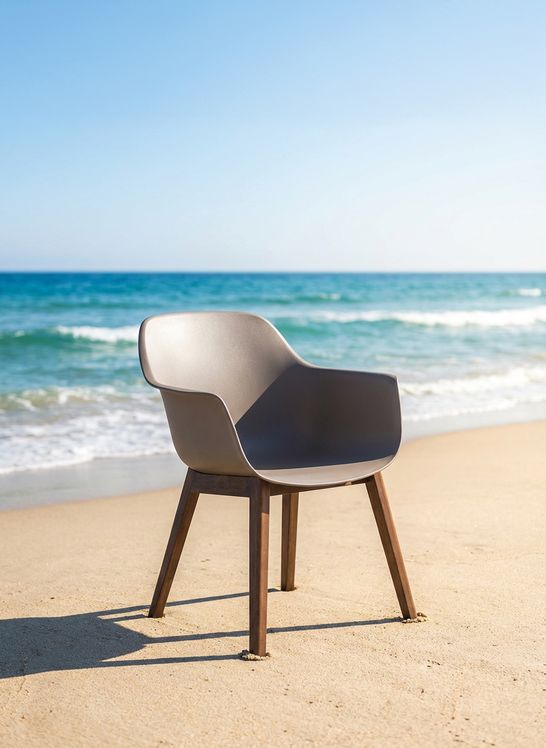 Denver kuipstoel gemaakt van gerecycled plastic