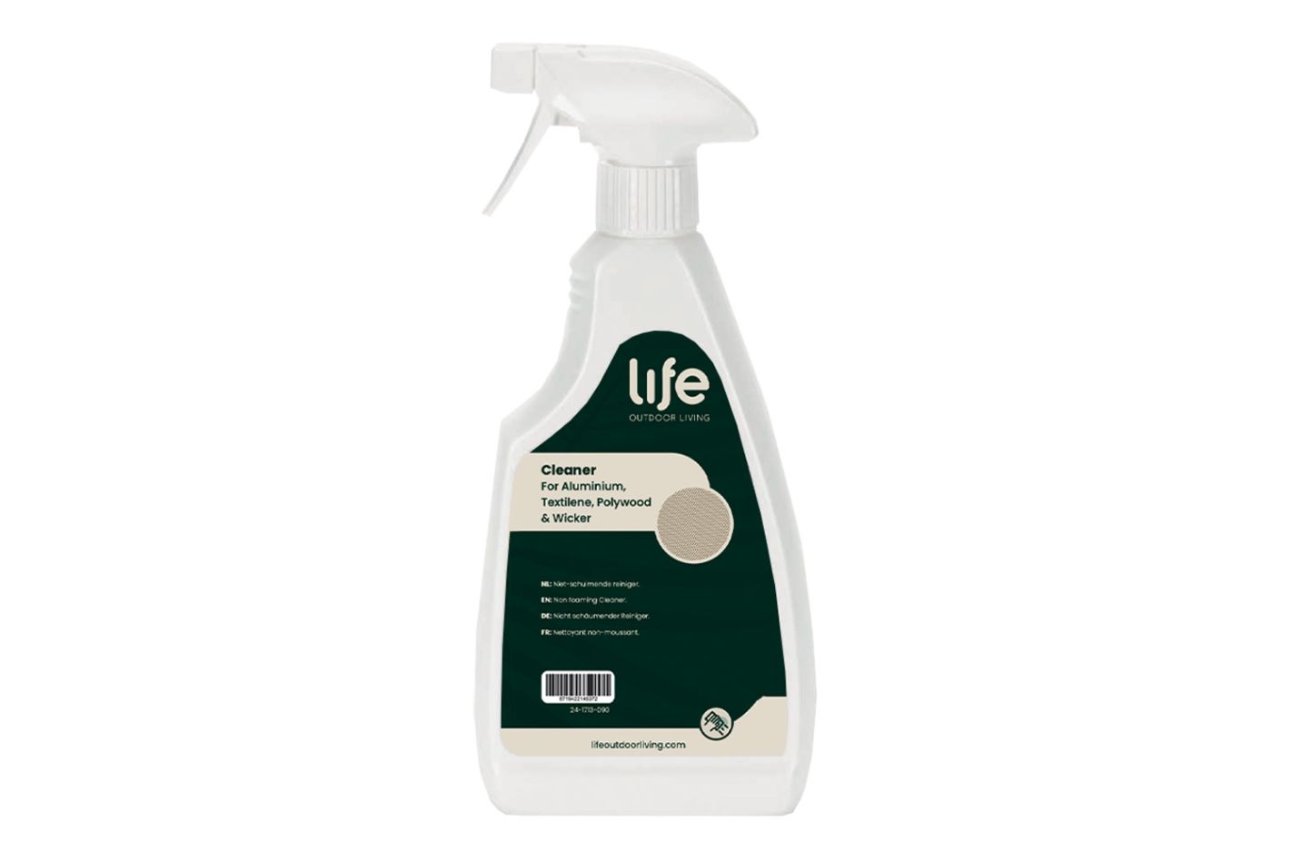 Cleaner voor aluminium, textileen, polywood en wicker Cleaner voor aluminium, textileen, polywood en wicker