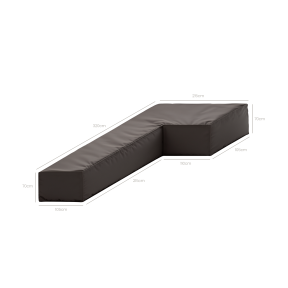 Loungesethoes Nevada Chaise - 215x320x70cm