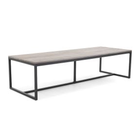 Tuintafel Alvaro 300x110cm grijs teak