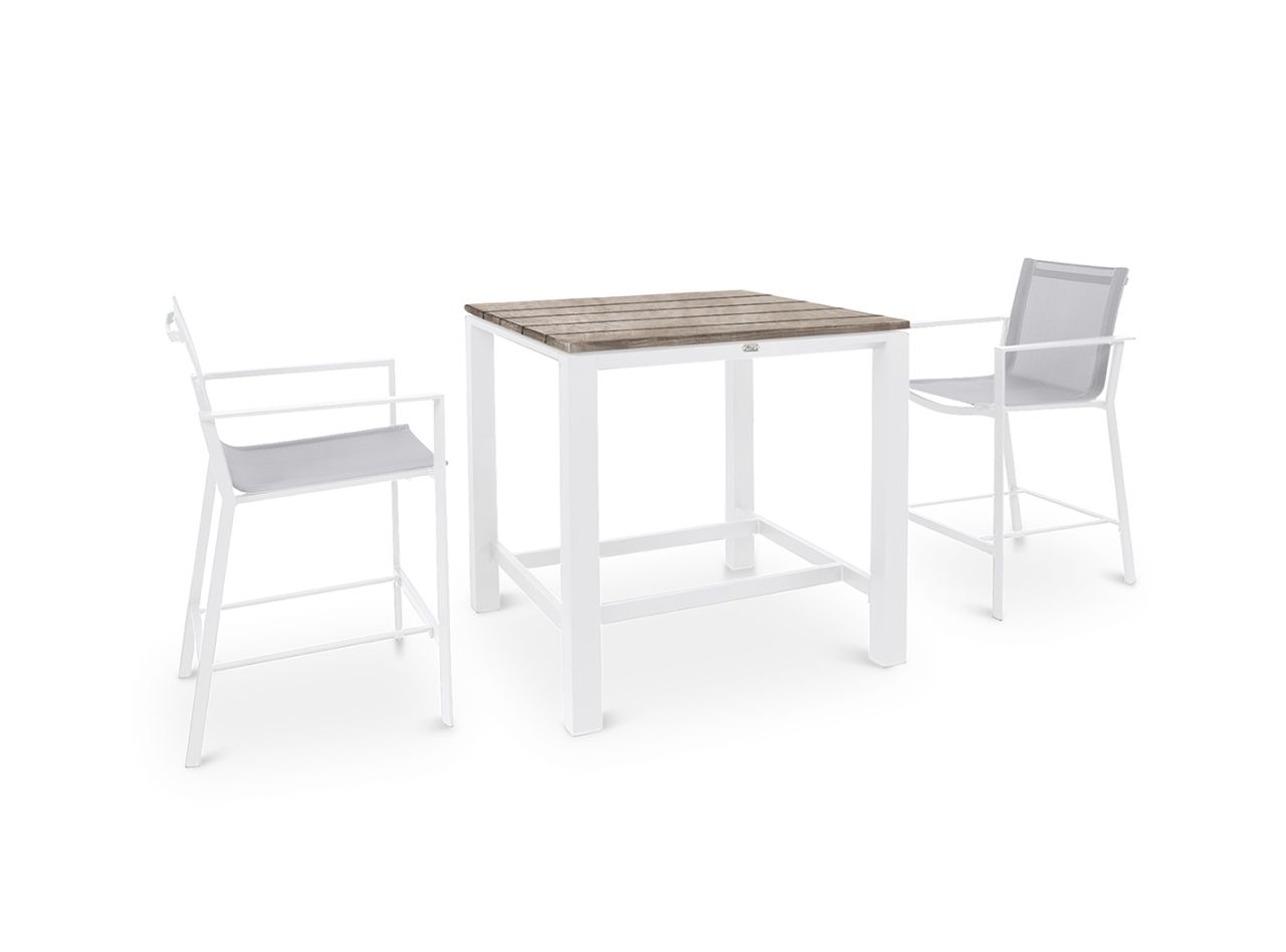 Bar set Concept 2 person mixx grey teak