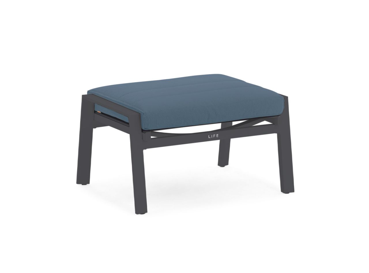 Foot stool Bondi blue lava aluminium Foot stool Bondi blue lava aluminium