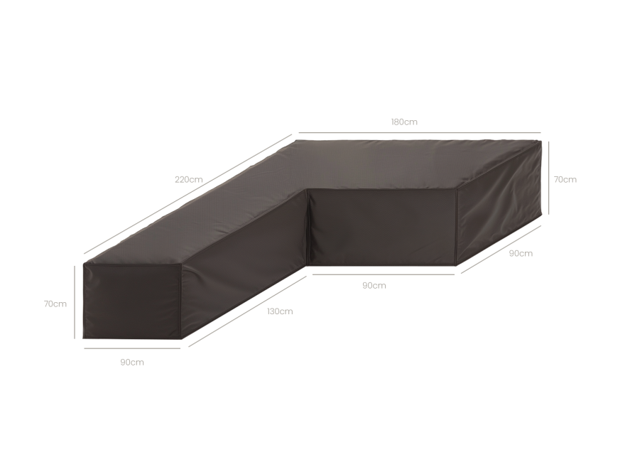 Loungesethoes Chaise longue - 220x180cm