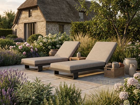 Landelijke tuinstijl Fitz Roy ligbedden