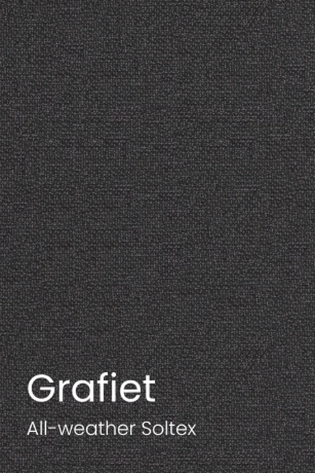 Fitz Roy loungeset robuust teak met grafiet soltex kussens