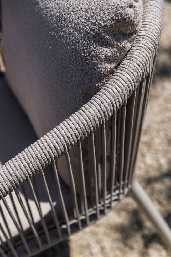 Andalucia tuinset ovaal met teakhouten tafel